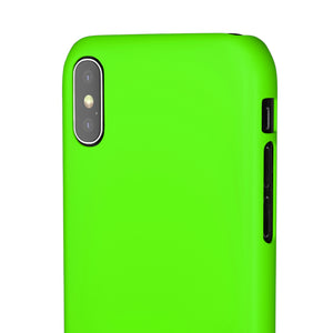 Bright Green iPhone Case (Slim) Phone Case