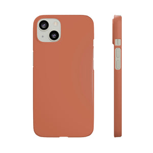 Copper Red iPhone Case (Slim) iPhone 13 Matte Phone Case