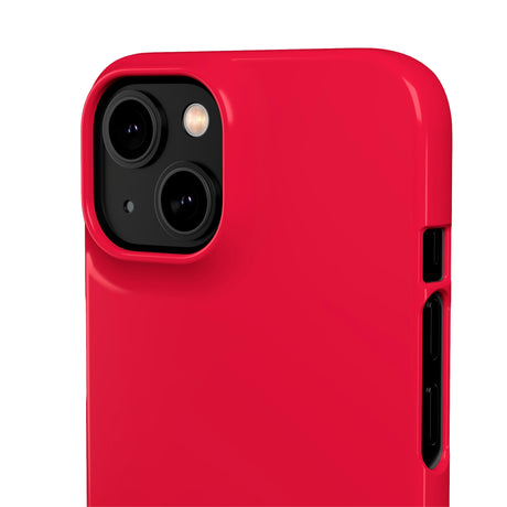 Crimson Red iPhone Case (Slim) Phone Case