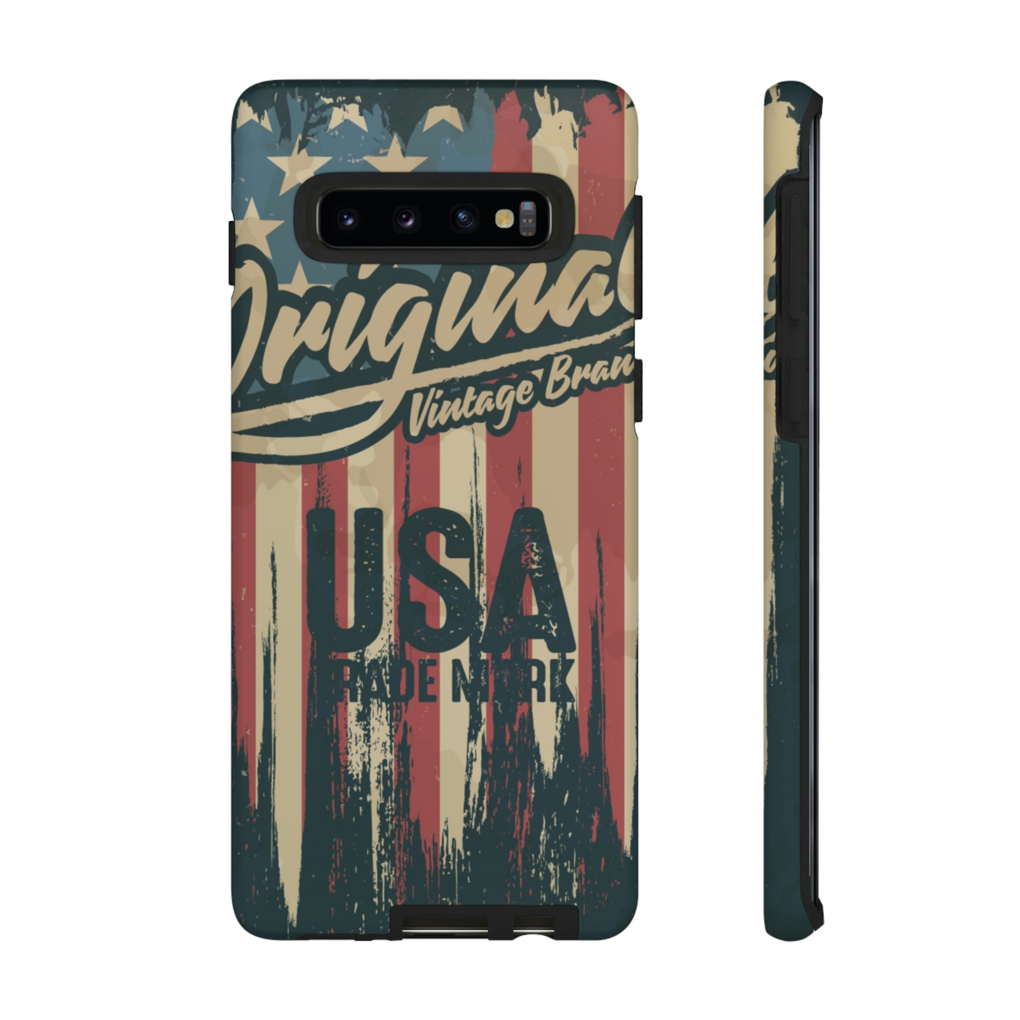 American Vintage Flag Android Case (Protective) Samsung Galaxy S10 Matte Phone Case