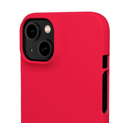 Crimson Red iPhone Case (Slim) Phone Case