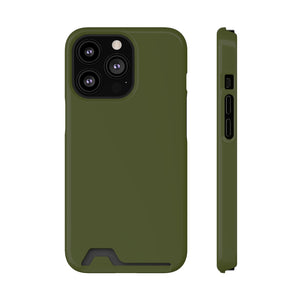 Army Green iPhone Case (Card) iPhone 13 Pro Glossy With gift packaging Phone Case