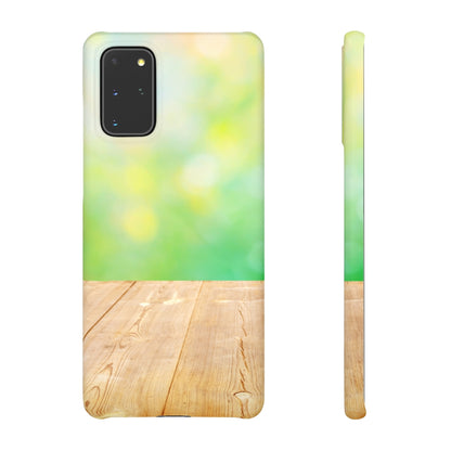 Summer Background With Wooden Pier Samsung/iPhone (Slim) Phone Case