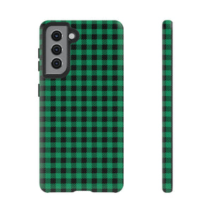 Green Flannel Android Case (Protective) Samsung Galaxy S21 Matte Phone Case