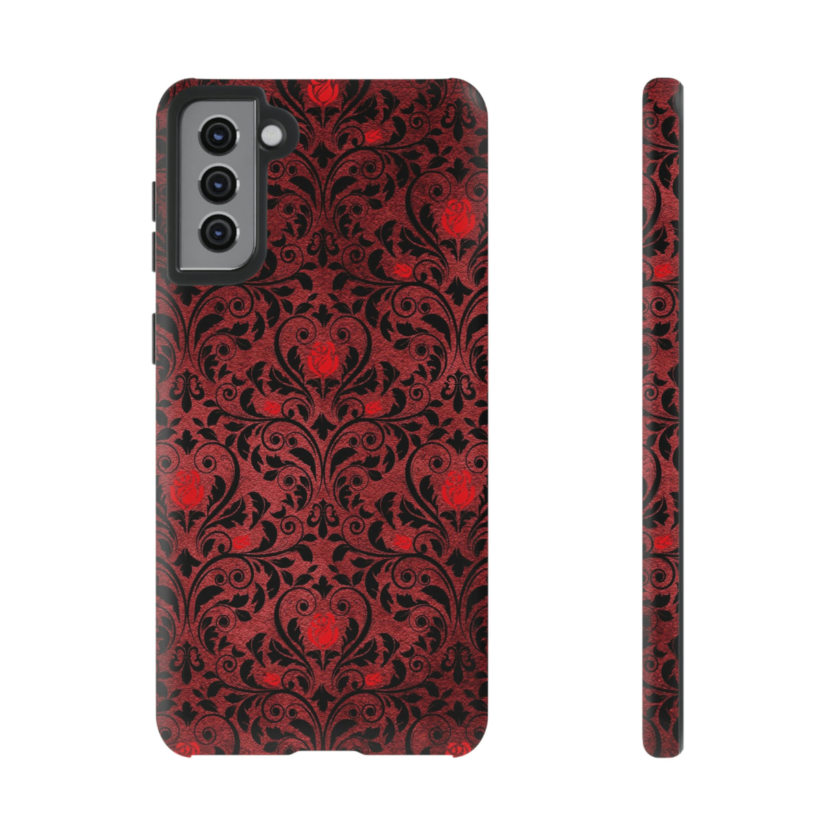 Fornge Gothic Flower Samsung Case (Protective) Samsung Galaxy S21 Plus Matte Phone Case