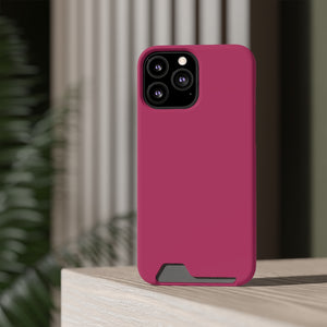 Maroon iPhone Case (Card) Phone Case