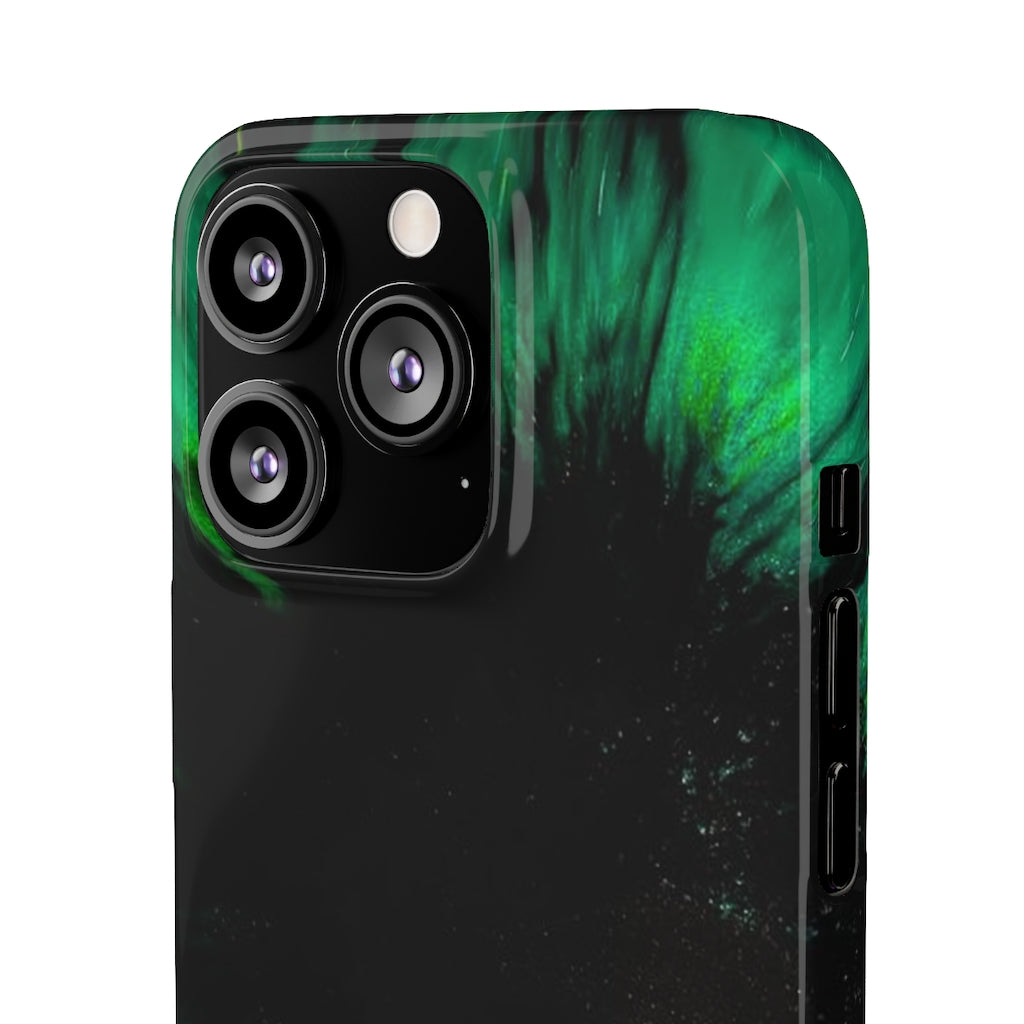 Northen Star Gaze Ink Art iPhone Case (Slim) Phone Case