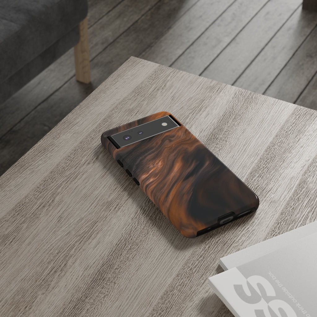 Brown Mist Ink Art Android Case (Protective) Phone Case