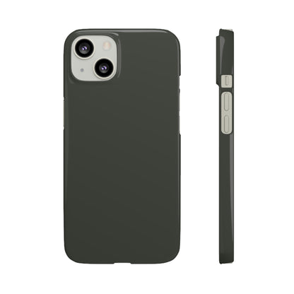 Black Olive iPhone Case (Slim) iPhone 13 Glossy Phone Case