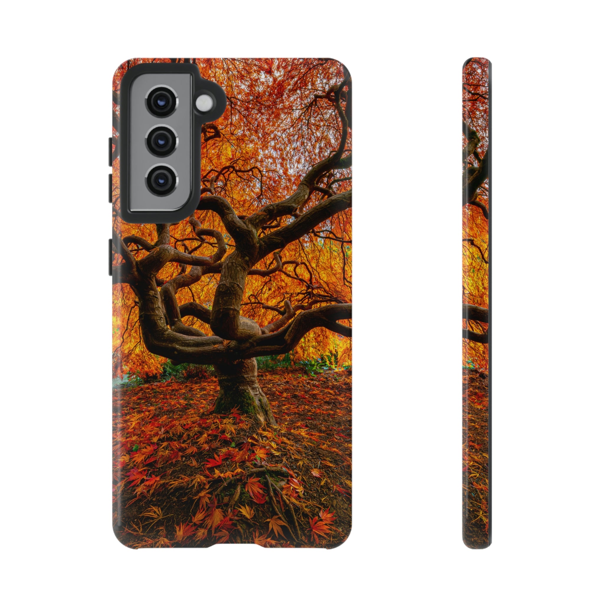 Fall Forest Android Case (Protective) Samsung Galaxy S21 Glossy Phone Case