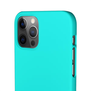 Flourescent Blue iPhone Case (Slim) Phone Case