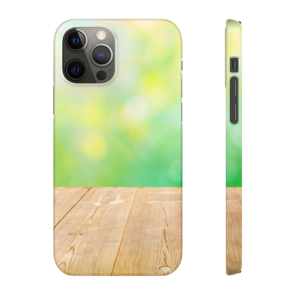 Summer Background With Wooden Pier Samsung/iPhone (Slim) Phone Case