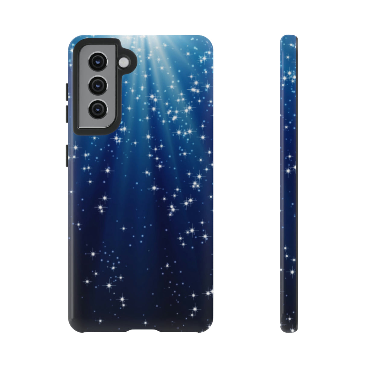 Stars Blue Sky Android Case (Protective) Samsung Galaxy S21 Glossy Phone Case