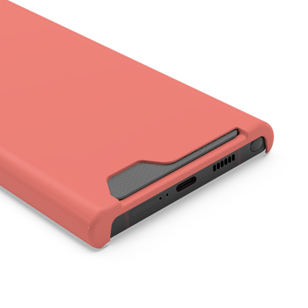 Coral Pink Samsung Case (Card) Phone Case