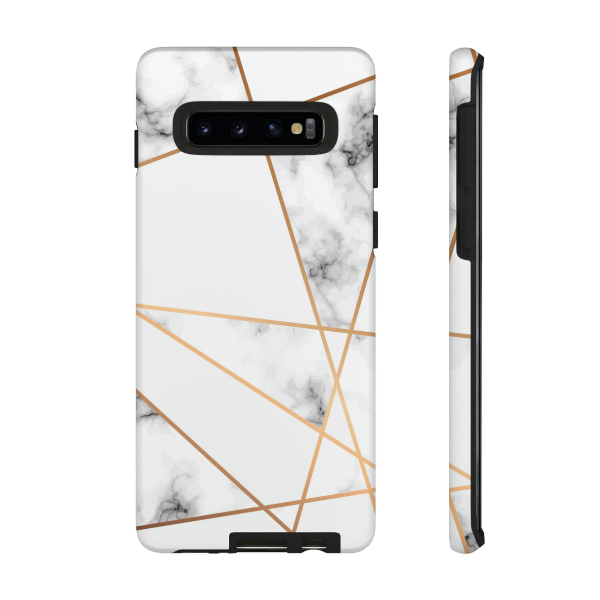 Marble Geometric Android Case (Protective) Samsung Galaxy S10 Matte Phone Case