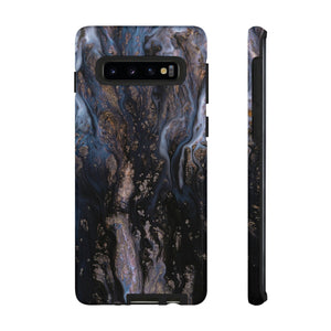 Blue River Ink Art Android Case (Protective) Samsung Galaxy S10 Glossy Phone Case