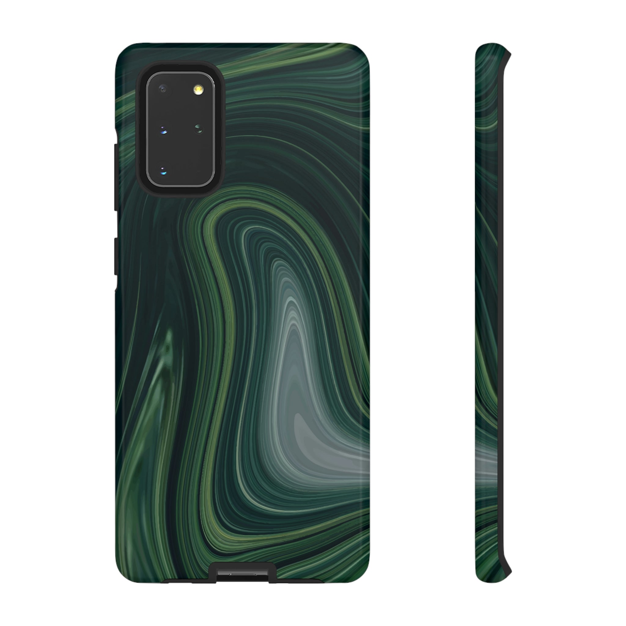 Green Marble Android Case (Protective) Samsung Galaxy S20+ Glossy Phone Case