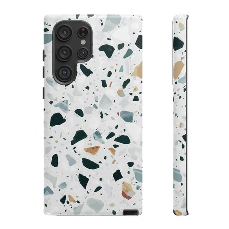 Italian Terrazzo Android Case (Protective) Samsung Galaxy S22 Ultra Glossy Phone Case