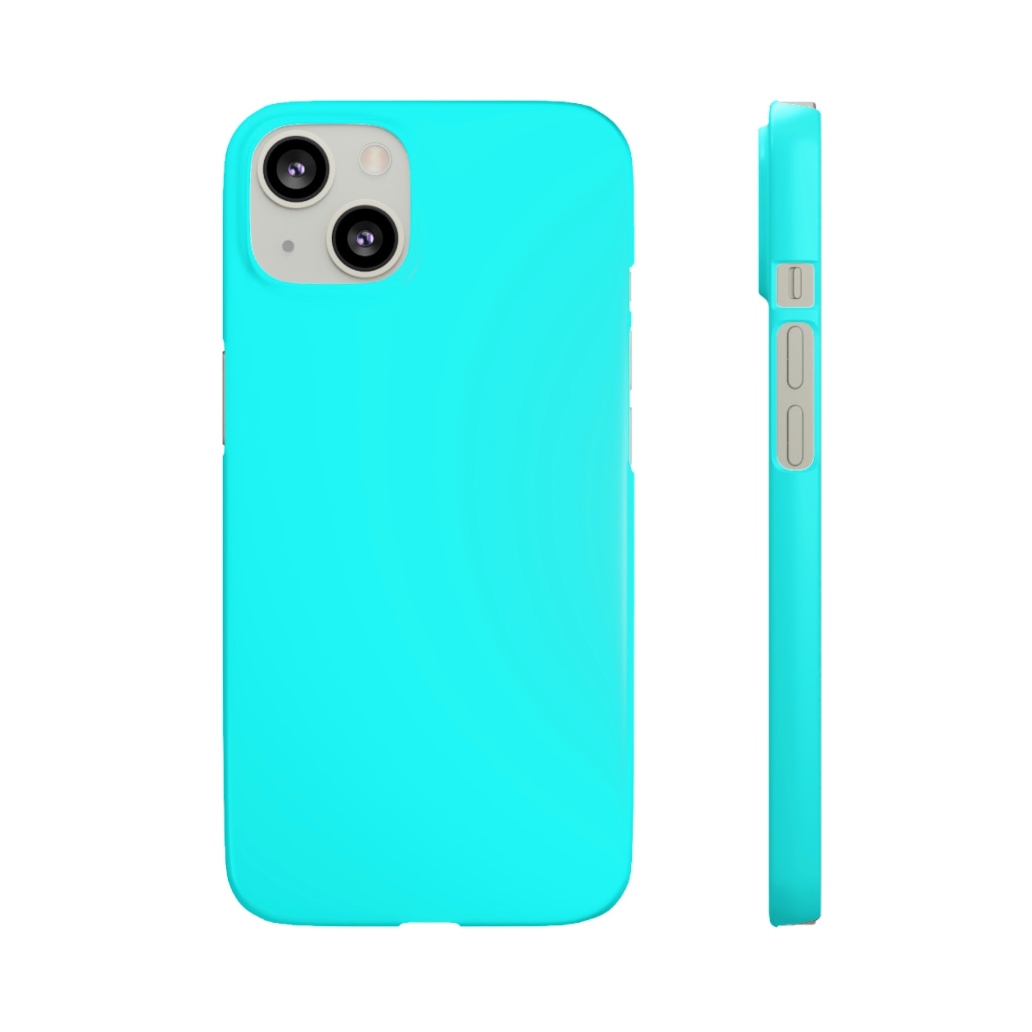 Aqua Blue iPhone Case (Slim) iPhone 13 Matte Phone Case