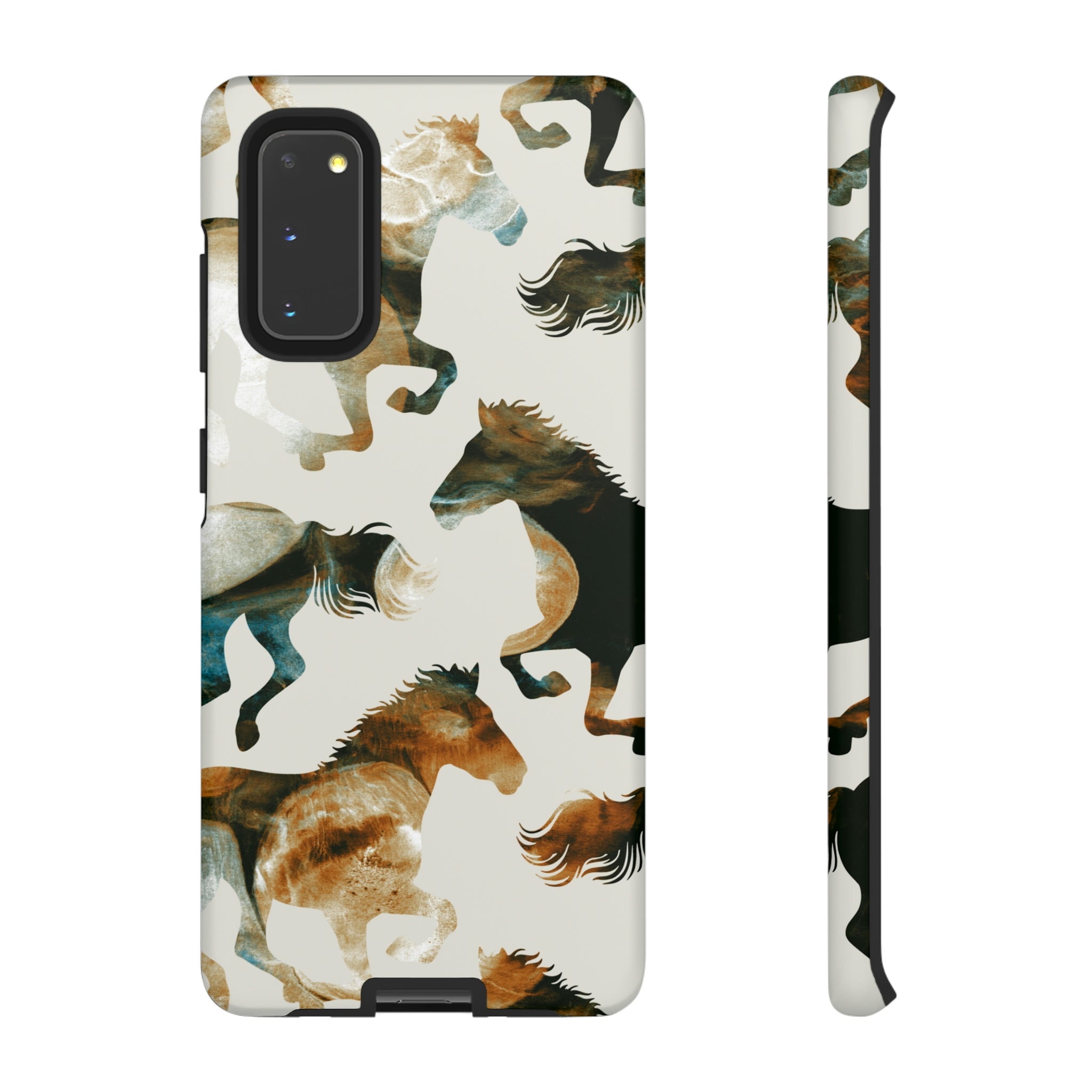 Tie Dye Horses Android Case (Protective) Samsung Galaxy S20 Matte Phone Case