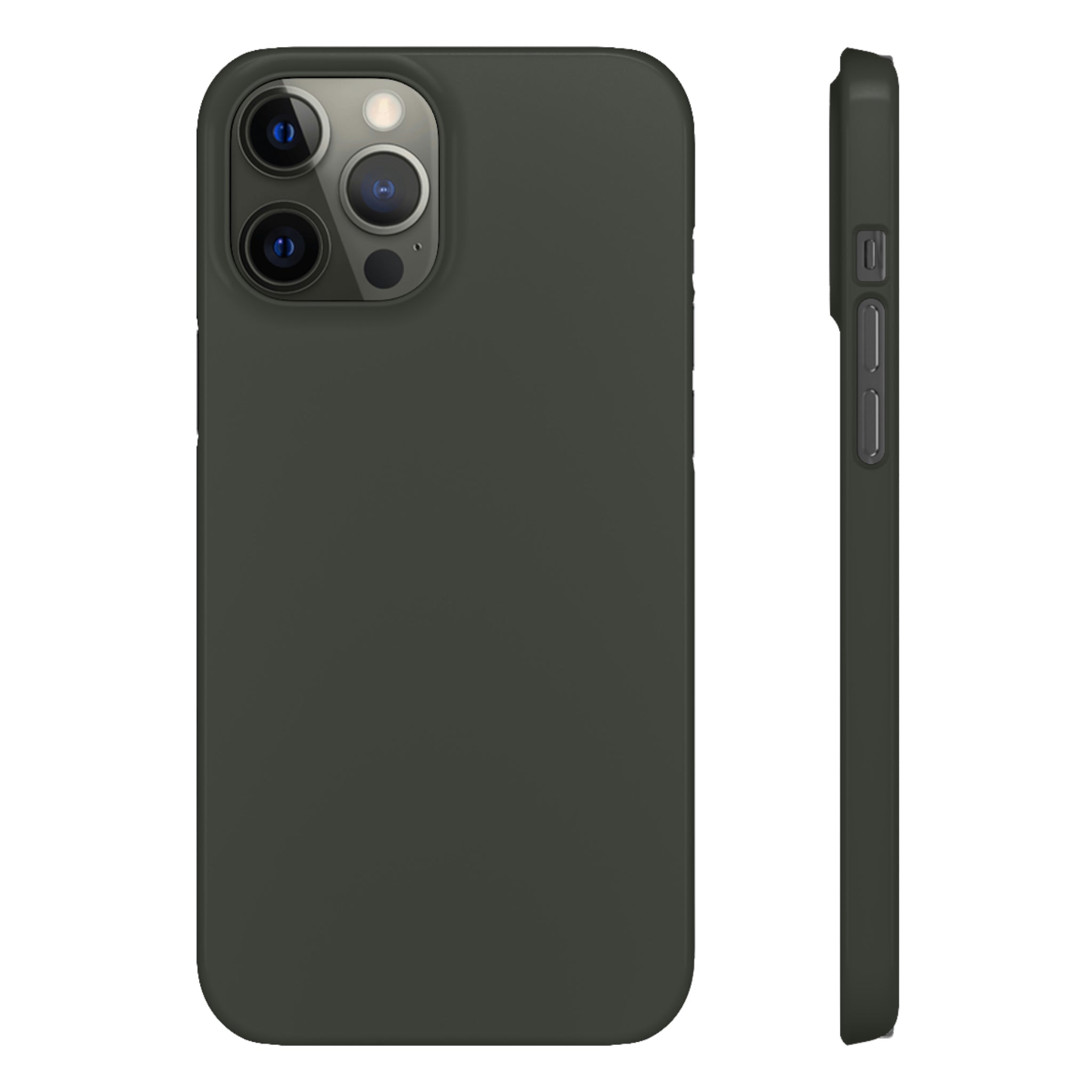 Black Olive iPhone Case (Slim) iPhone 12 Pro Max Glossy Phone Case