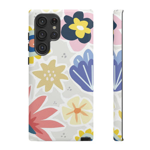 Blue Bouquet Happy Flower Samsung Case (Protective) Samsung Galaxy S22 Ultra Matte Phone Case