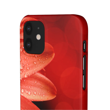 Red Spring Flower Samsung/iPhone (Slim) iPhone 12 Mini Glossy Phone Case