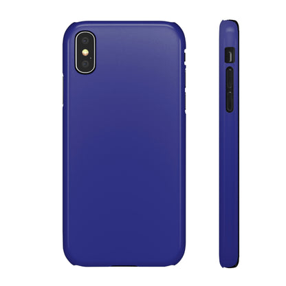 Cosmic Cobalt Blue iPhone Case (Slim) iPhone X Glossy Phone Case