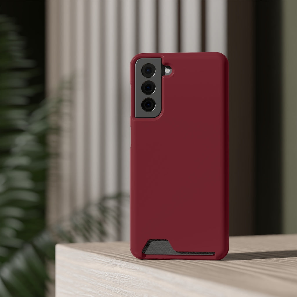 Burgundy Android Case (Card) Phone Case