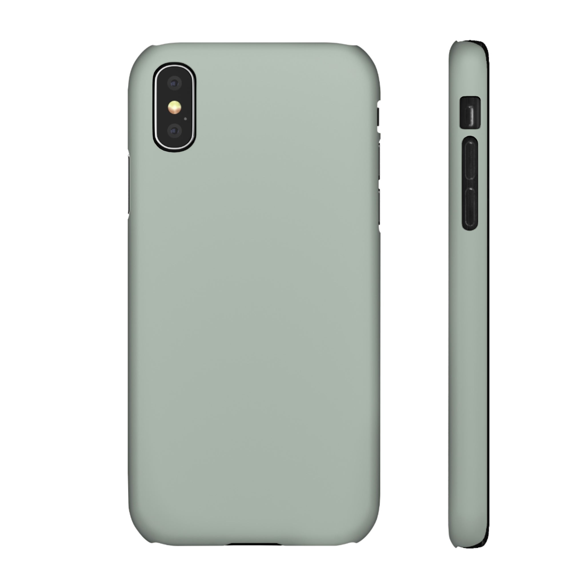 Ash Grey iPhone Case (Slim) iPhone X Matte Phone Case