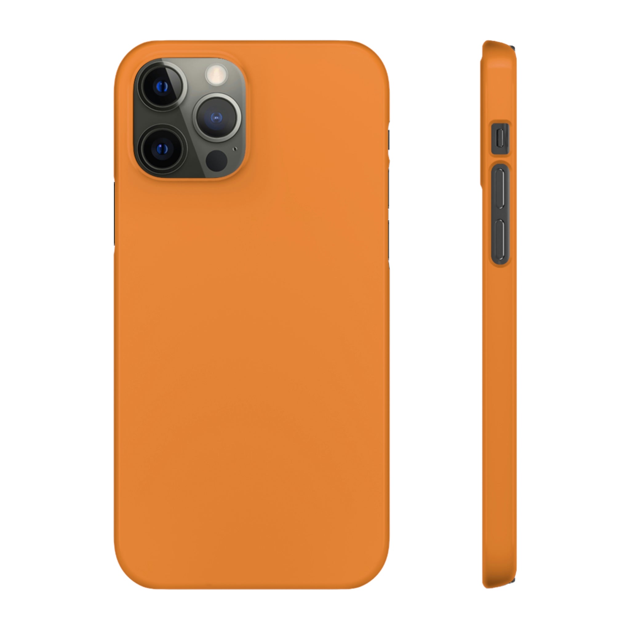 Cadmium Orange iPhone Case (Slim) iPhone 12 Pro Glossy Phone Case