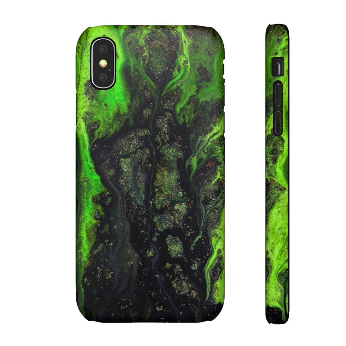 Toxic Ink Art iPhone Case (Slim) iPhone X Matte Phone Case