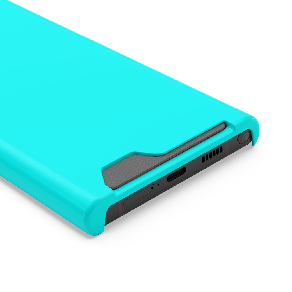 Cyan Samsung Case (Card) Phone Case