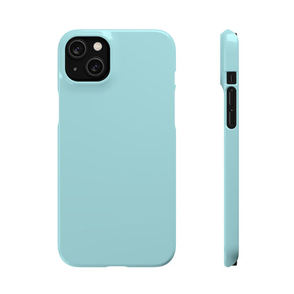 Crystal Blue iPhone Case (Slim) iPhone 14 Plus Glossy Phone Case