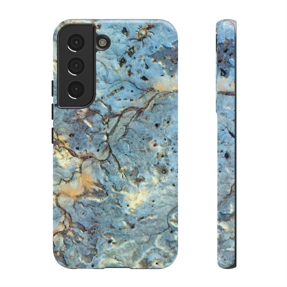 Blue Rock Android Case (Protective) Samsung Galaxy S22 Glossy Phone Case