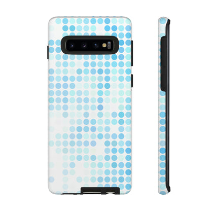 Blue Pixels Android Case (Protective) Samsung Galaxy S10 Matte Phone Case