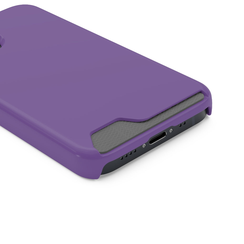 Dark Lavender iPhone Case (Card) Phone Case