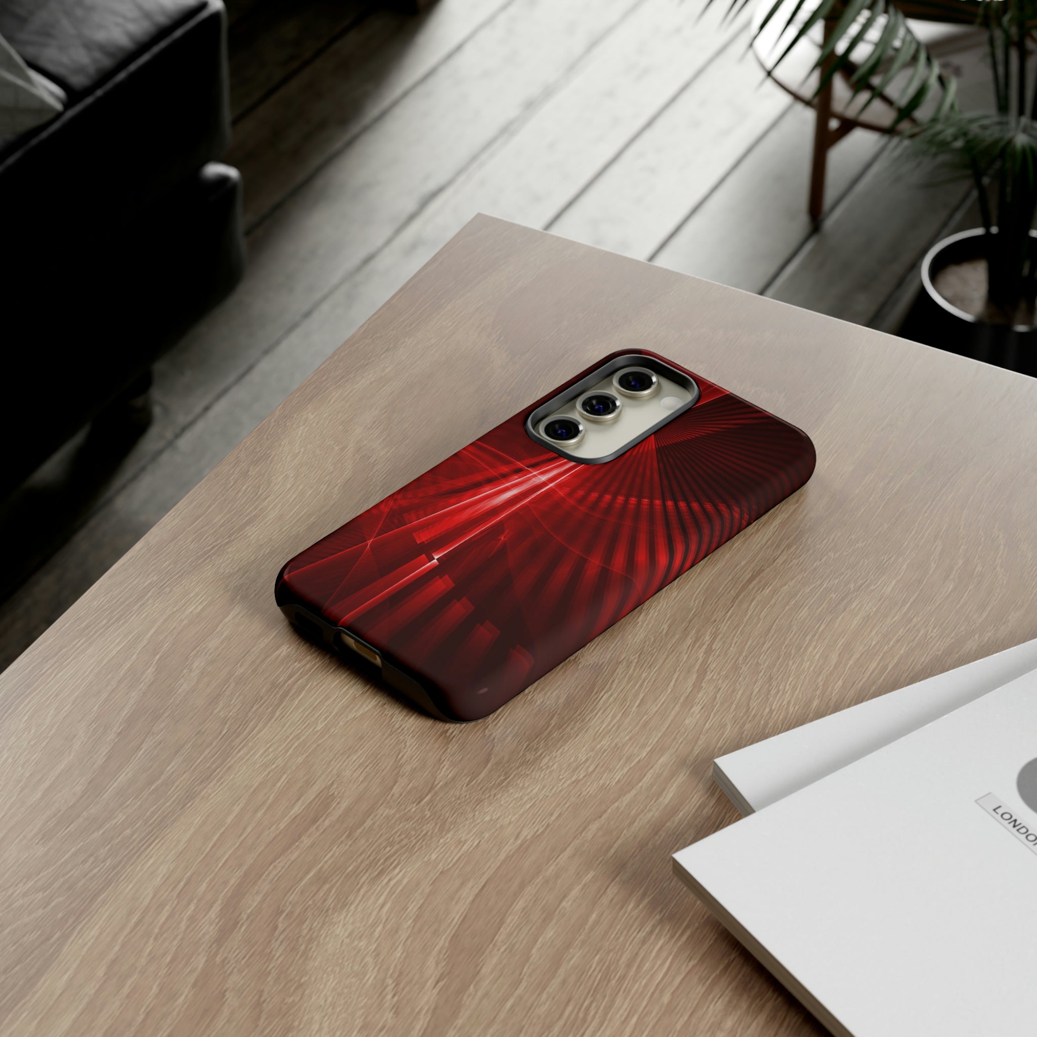 Red Disco Lights Android Case (Protective) Phone Case