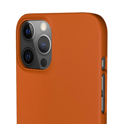 Burnt Orange iPhone Case (Slim) Phone Case