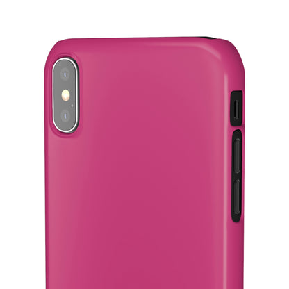 Fuchsia Purple iPhone Case (Slim) Phone Case