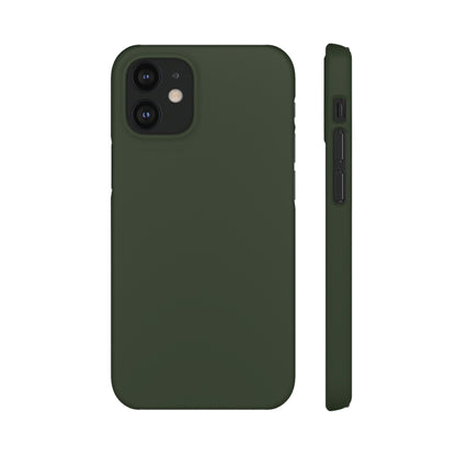 Kombu Green iPhone Case (Slim) iPhone 12 Mini Matte Phone Case