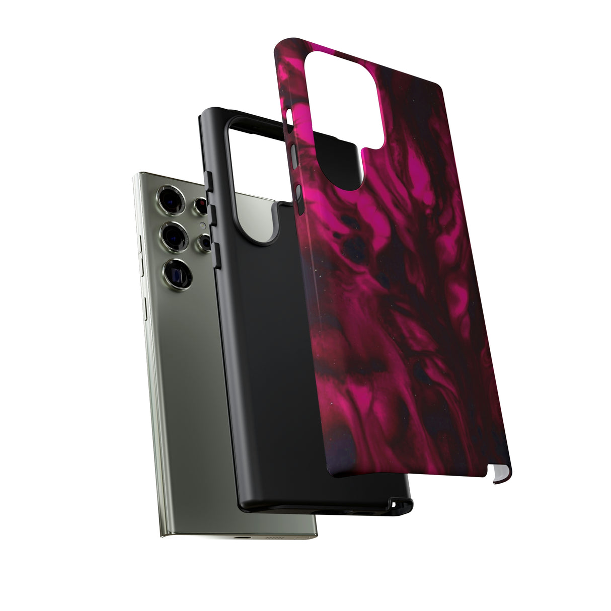 Bright Pink Ink Art Android Case (Protective) Phone Case