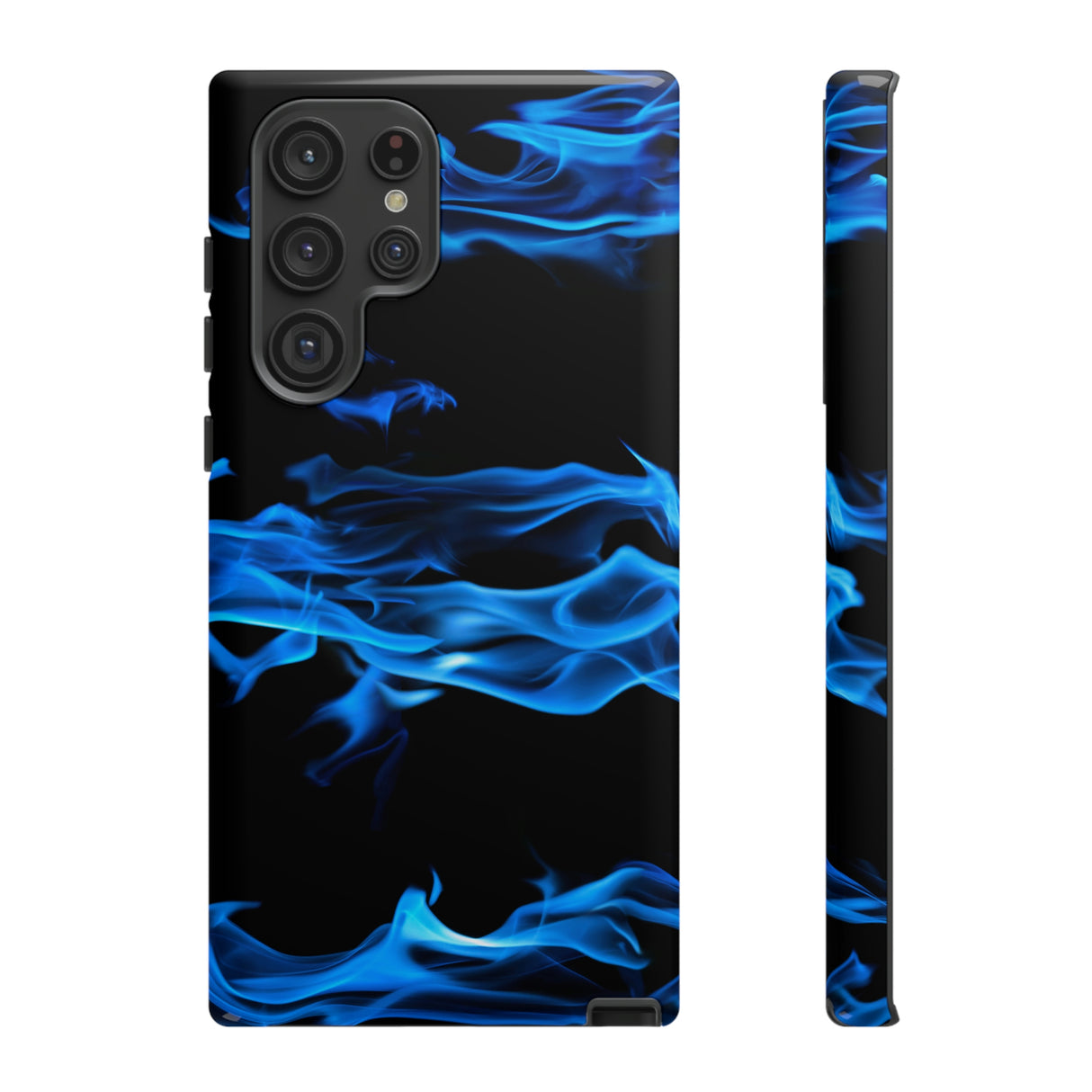 Blue Flames Club Android Case (Protective) Samsung Galaxy S22 Ultra Glossy Phone Case