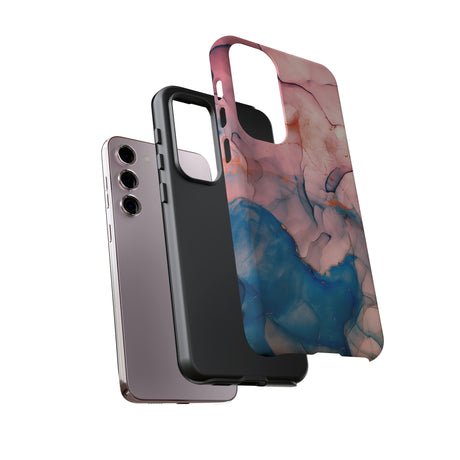 Pink Alcohol ink Marble Android Case (Protective) Phone Case