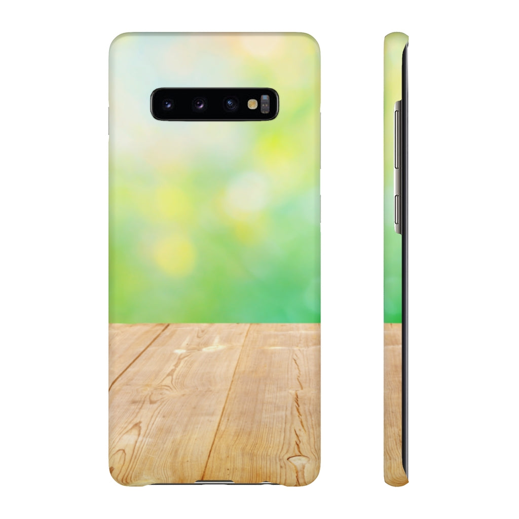 Summer Background With Wooden Pier Samsung/iPhone (Slim) Phone Case