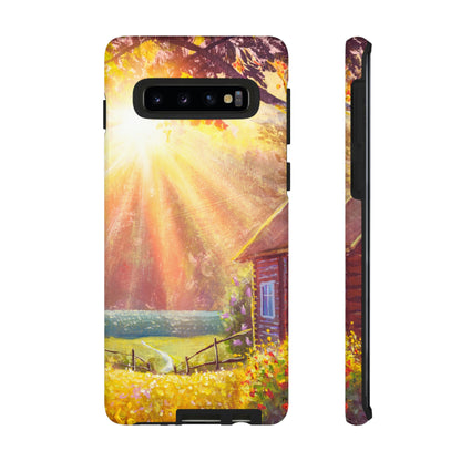 Flower Bushes Android Case (Protective) Samsung Galaxy S10 Glossy Phone Case