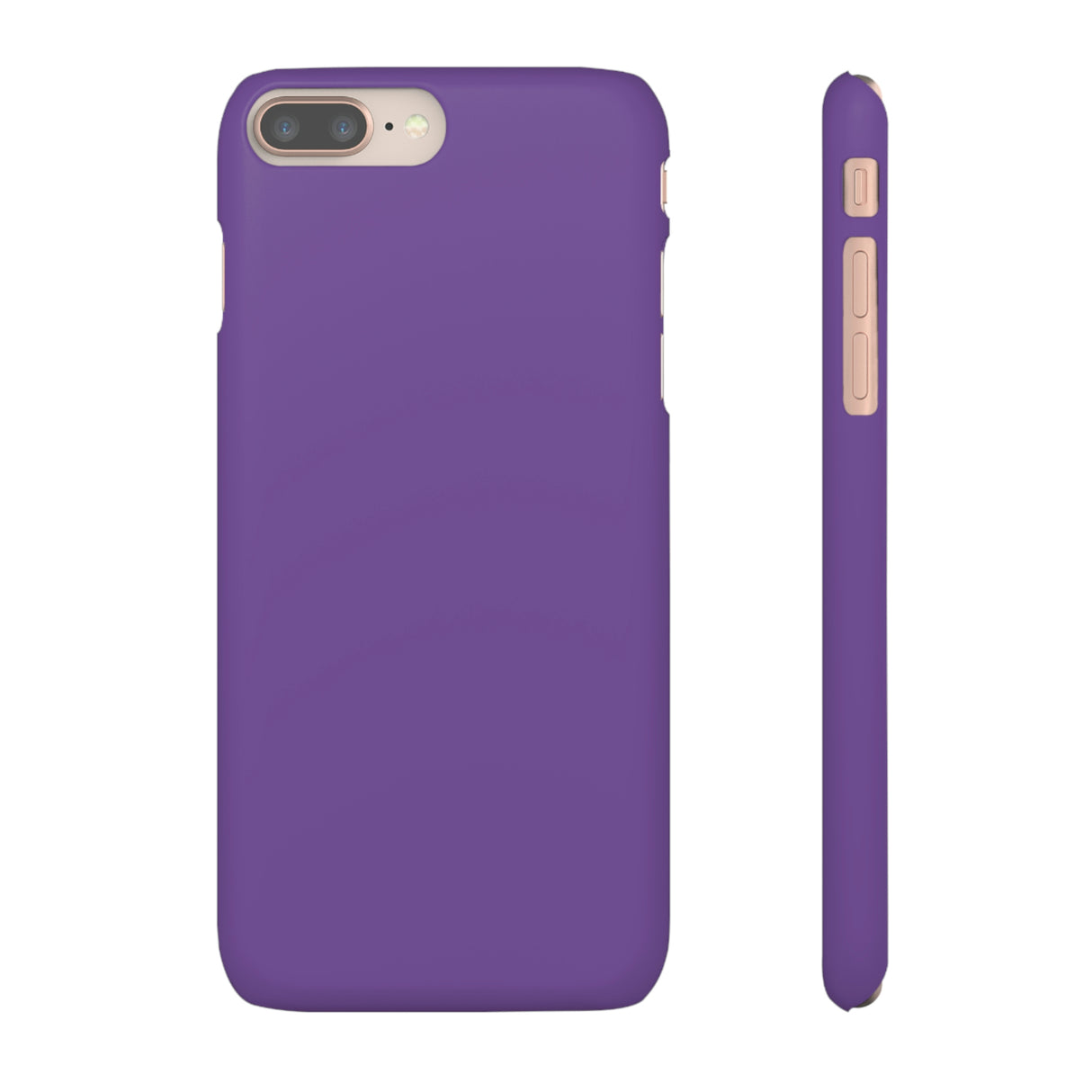 Dark Lavender iPhone Case (Slim) iPhone 8 Plus Matte Phone Case