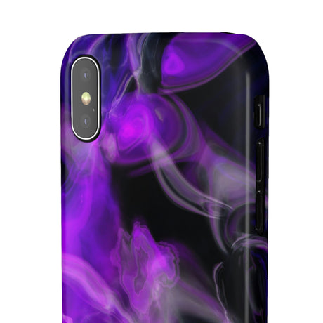 Purple Marble iPhone Case (Slim) Phone Case