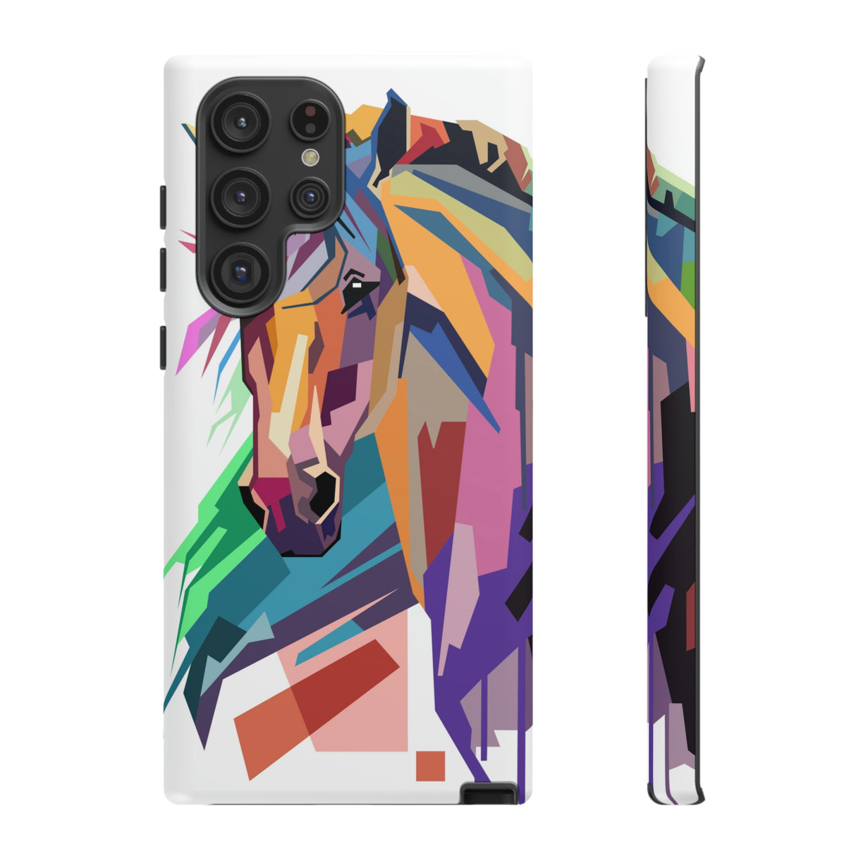 Illustration Horse Android Case (Protective) Samsung Galaxy S22 Ultra Matte Phone Case