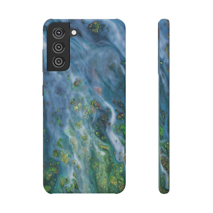 Forest Mist Ink Art Android Case (Slim) Samsung Galaxy S21 Matte Phone Case